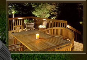 Yards By Us - landscape lighting enhances outdoor areas